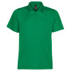Mens Eclipse Pique Polos Evergreen
